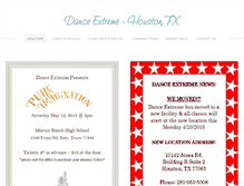 Tablet Screenshot of danceextremeonline.com